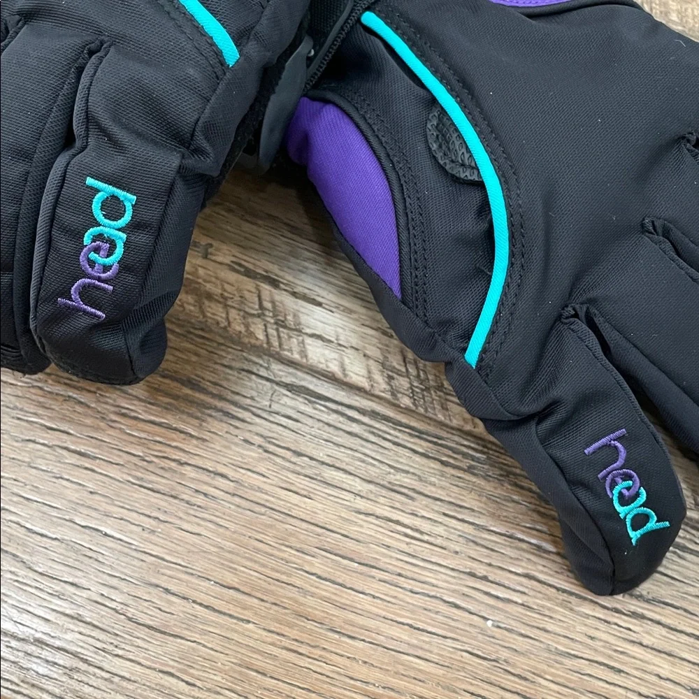 Head waterproof snow gloves girl 8-12